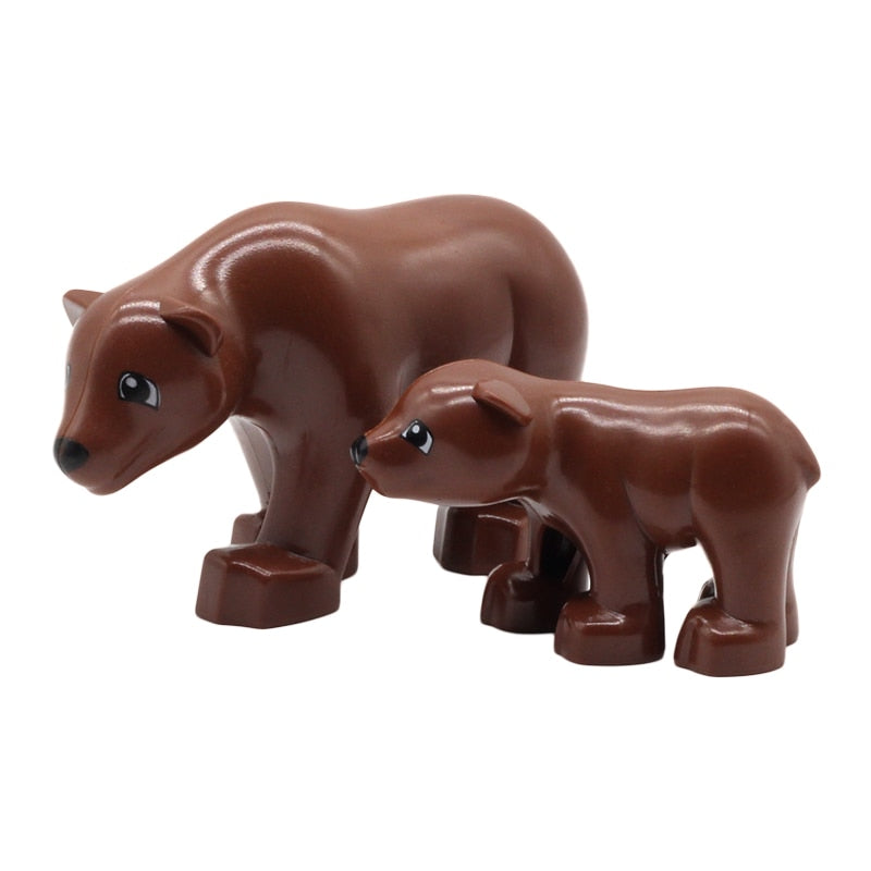 Zoo Animals Building Blocks Set: Assemble Toys for Education and Fun