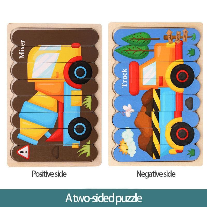 Early Childhood Learning Toys: Wooden Puzzles for Tying Shoelaces