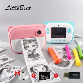 Instant Kids Camera 1080P: Digital Children's Photo Camera Toys for Girls and Boys, Perfect Birthday Gifts