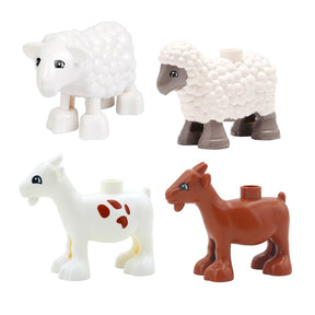 Zoo Animals Building Blocks Set: Assemble Toys for Education and Fun