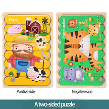 Early Childhood Learning Toys: Wooden Puzzles for Tying Shoelaces