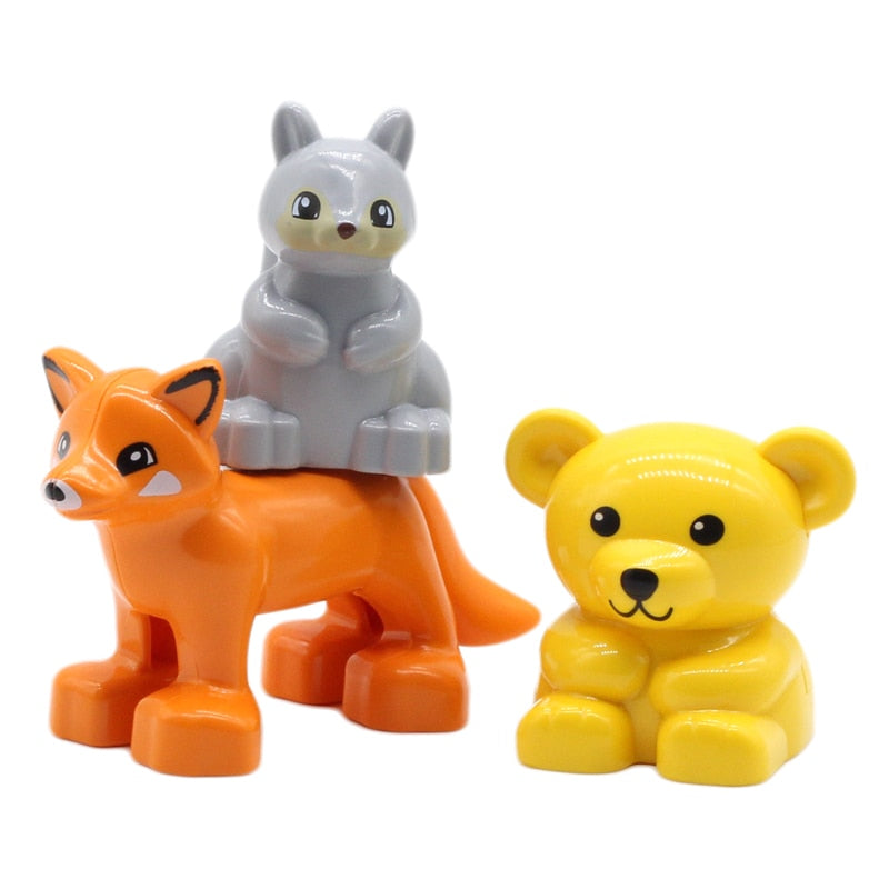 Zoo Animals Building Blocks Set: Assemble Toys for Education and Fun