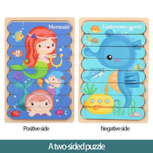 Early Childhood Learning Toys: Wooden Puzzles for Tying Shoelaces