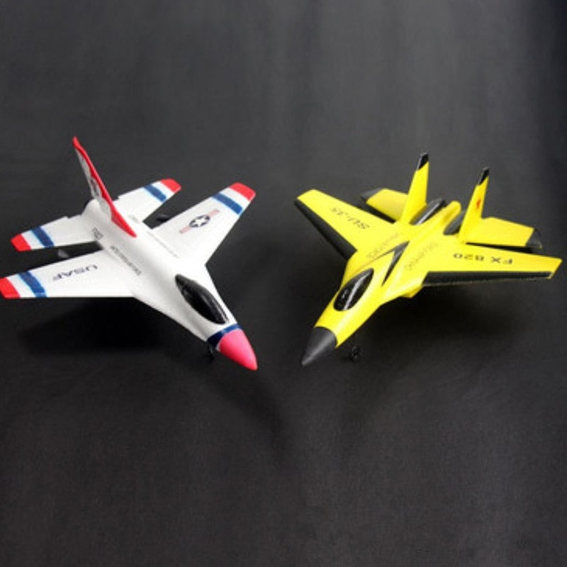 Large Wingspan RC Fighter Plane: F16 SU35 2.4GHz EPP Battleplane RTF Remote Control Aircraft for Outdoor Fun and Education