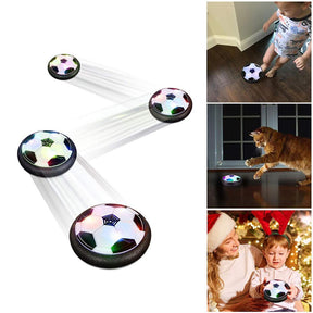 Hovering Football Mini Toy Ball: 18cm Air Cushion Suspended Flashing Soccer for Indoor and Outdoor Fun, Educational Game Kids Toys