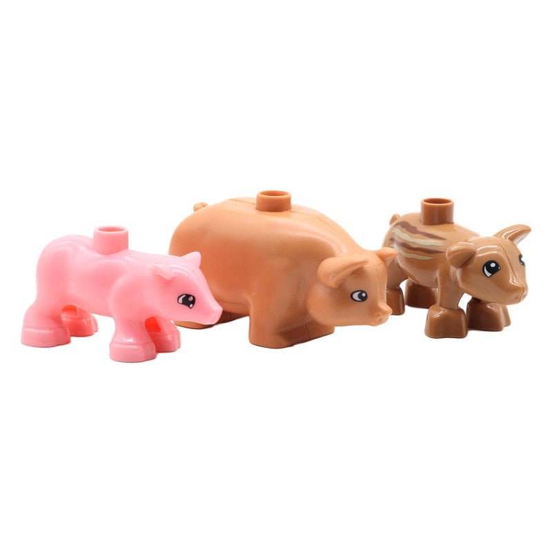 Zoo Animals Building Blocks Set: Assemble Toys for Education and Fun