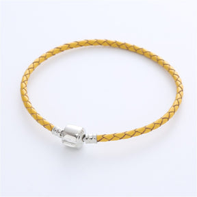 Colorful Leather Cord Wristband: Summer Girly Fashion Charm Bracelet (Exquisite Gift)