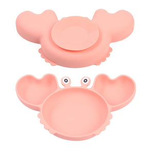 Complete Baby Feeding Set: 9Pcs Non-Slip Suction Bowl, Plate, Spoon, Bib, and Cup Set