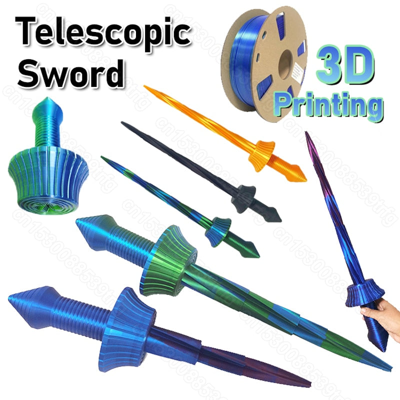 Telescopic Sword & Gravity Knife