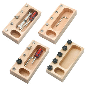 Kids' Montessori Educational Toys: Busy Board Screw Bolt Set