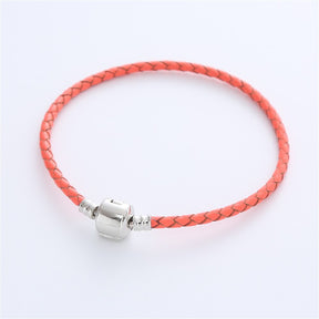 Colorful Leather Cord Wristband: Summer Girly Fashion Charm Bracelet (Exquisite Gift)