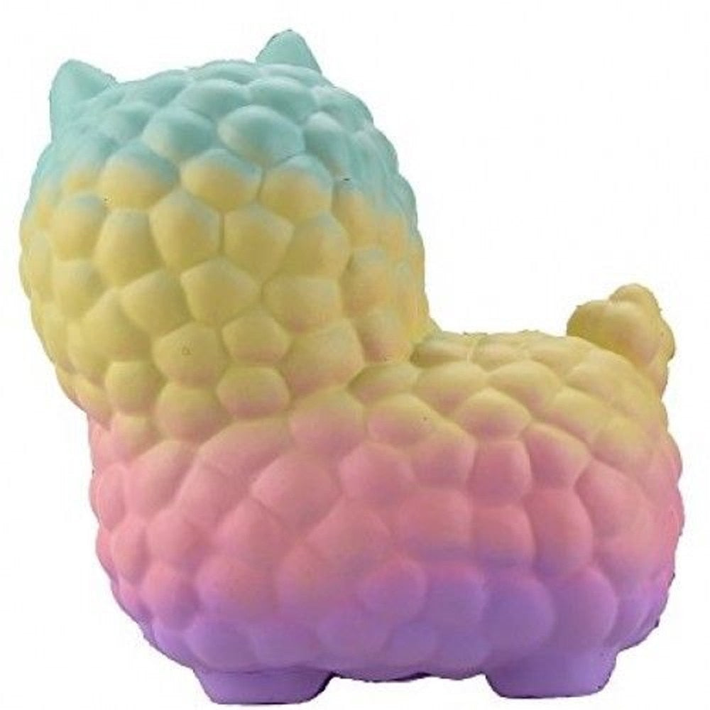 Cute Animal Squishy Gift: Jumbo Sheep Alpaca in Galaxy Theme