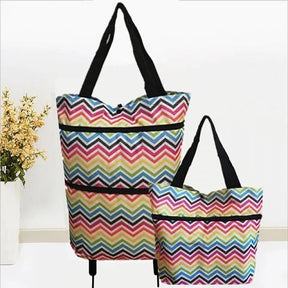 2 in 1 Foldable Waterproof Shopping Bag