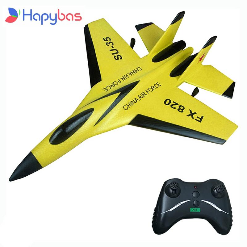 Large Wingspan RC Fighter Plane: F16 SU35 2.4GHz EPP Battleplane RTF Remote Control Aircraft for Outdoor Fun and Education