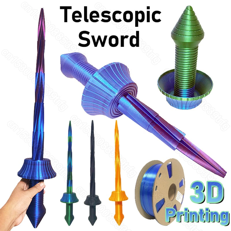 Telescopic Sword & Gravity Knife