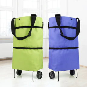 2 in 1 Foldable Waterproof Shopping Bag